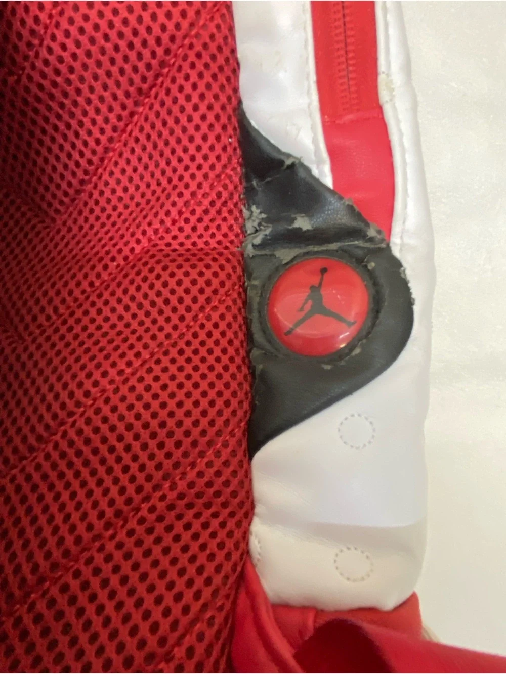 Air Jordan 13 RETRO Backpack White/Red Nike Adjustable Japan